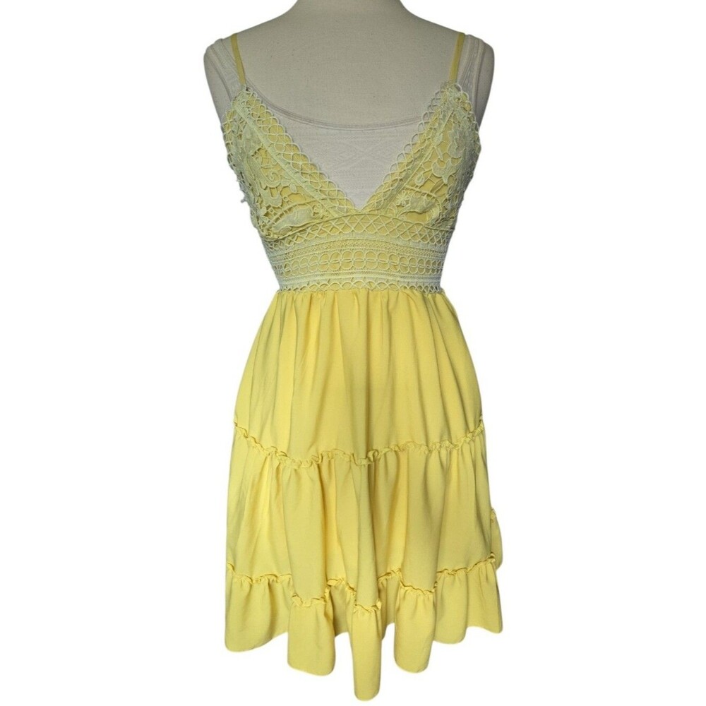 Vibrant Yellow Whimsical Sun Dress